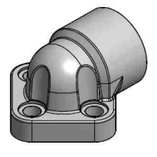 Flangia in acciaio.
Il prodotto è un manufatto metallico dotato di dispositivo di passaggio angolato a 90° per il collegamento dei tubi mediante avvitamento, nonché di tre o quattro fori per il fissaggio. Il prodotto può essere presentato in diverse dimensioni.
Per dichiarazione di parte, i prodotti sono realizzati in acciaio diverso dall'acciaio inossidabile e sono zincati o nichelati in superficie.
