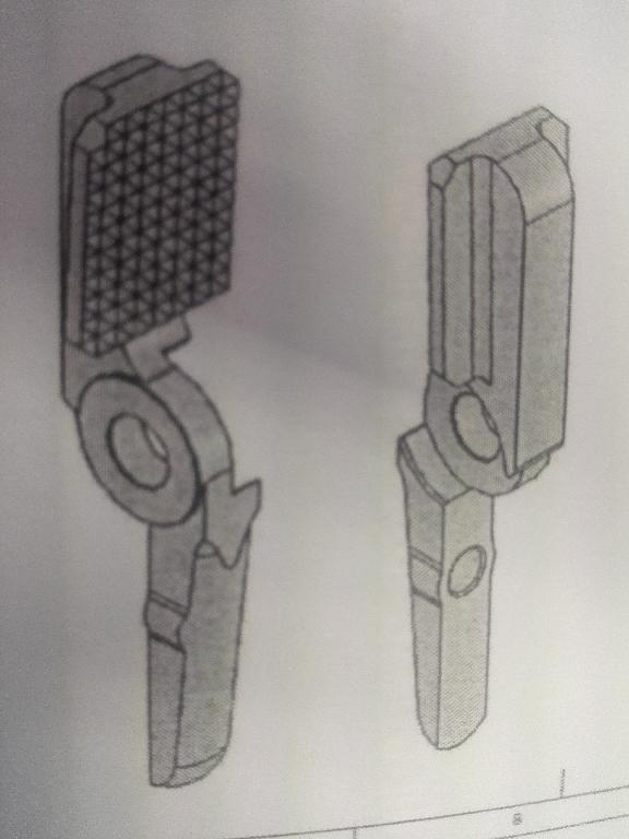 GRIFFA PER PINZA.
L'ARTICOLO,PER DICHIRAZIONE DI PARTE, E' REALIZZATO IN ACCIAIO E MISURA 25 X 110 MM CIRCA.