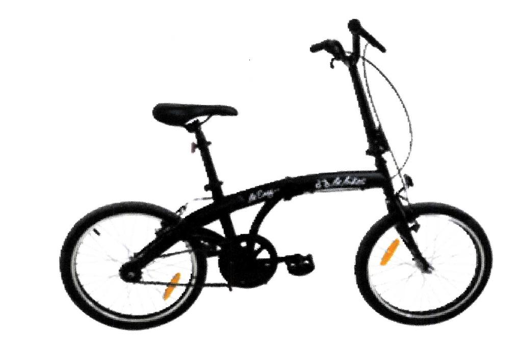 BICICLETTA MECCANICA PIEGHEVOLE, CON CUSCINETTI A SFERA NEL MOVIMENTO CENTRALE, MOZZI E PEDALI. 
LA BICICLETTA E' REALIZZATA IN ACCIAIO O ALLUMINIO ED HA RUOTE CON DIAMETRO 20", FRENI TRADIZIONALI V-BRAKE ANTERIORI E POSTERIORI, UN RAPPORTO 48 X 18 E NON HA CAMBIO.
LA MERCE, PER DICHIARAZIONE DI PARTE, NON PROVIENE DA MALESIA, SRI LANKA, TUNISIA, CAMBOGIA, PAKISTAN O FILIPPINE.
