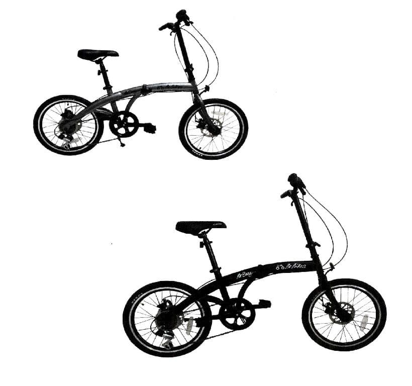 BICICLETTA MECCANICA PIEGHEVOLE, CON CUSCINETTI A SFERA NEL MOZZO ANTERIORE, POSTERIORE E PEDALI. 
LA BICICLETTA E' REALIZZATA IN ALLUMINIO, HA RUOTE CON DIAMETRO 20", FRENI A DISCO ANTERIORI E POSTERIORI, UN RAPPORTO 46 X 14-28 E 
CAMBIO.