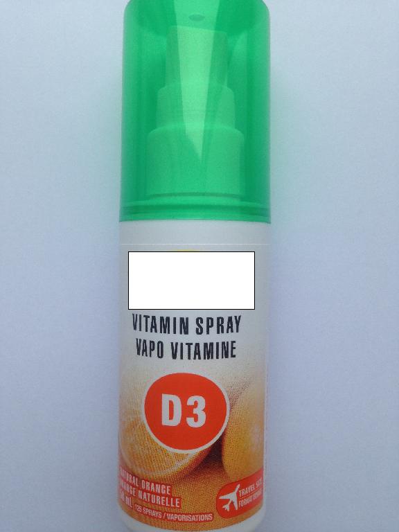 Vitamino D3 1000 TV (25 µg) purškalas. 
Skaidrus ir bespalvis apelsinų skonio skystis plastikinėje 58 ml pakuotėje su purkštuku (125 dozės).
Skirtas žmogaus organizmo papildymui vitaminu D3. Naudojama purškiant tiesiai į burną 1 kartą per parą.
Sudėtis: išgrynintas vanduo, obuolių sulčių koncentratas, mikrokristalinė celiuliozė, apelsinų ir ananasų aromato kvapiosios medžiagos, vidutinio ilgio grandinės trigliceridai, ksantano derva, citrinų rūgštis, kalio sorbatas, saldiklis steviolio glikozidai, tokoferolių koncentruotas ekstraktas, rozmarinų ekstraktas.