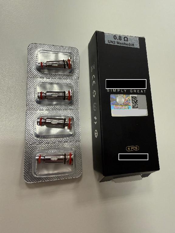 Elektroninės cigaretės komponentas/dalis - kaitinimo šerdis, kuri šildo e-skystį ir paverčia jį garais.
Kaitinimo šerdis yra sudedamoji elektroninės cigaretės dalis ir skirta atitinkamo modelio elektroninėms cigaretėms.
Kaitinimo šerdis pagaminta iš nerūdijančio plieno korpuso, kaitinimo elemento ir organinės medvilnės.
Supakuota gamyklinėse mažmeninės prekybos pakuotėse.