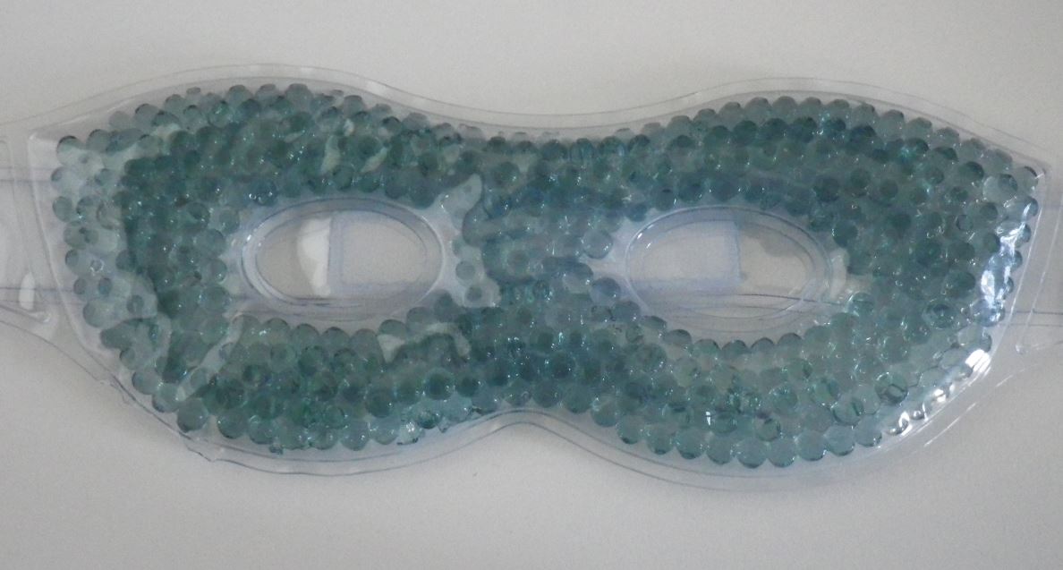 Atvēsinoša maska acīm, kuras forma atgādina brilles. Tā izgatavota no plastmasas (PVH) loksnēm, starp kurām ir iepildīts slānis ar gēla bumbiņām (glicerīns, polimērsveķi, attīrīts ūdens). Maska paredzēta vairākkārtējai lietošanai – to pirms lietošanas atdzesē ledusskapī.