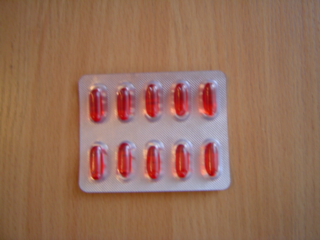 Uztura bagātinātājs ar antioksidatīvu darbību. Vitamīns E, 400 mg kapsulās.