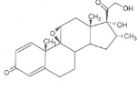 Pregna-1,4-diene-3,20-dione,9,11-epoxy-17,21-dihydroxy-16-methyl-,(9β,11β,16α)
CAS No. 24916-90-3