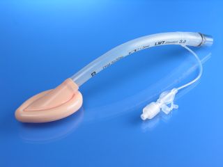100% medical grade silicone laryngeal mask tube.