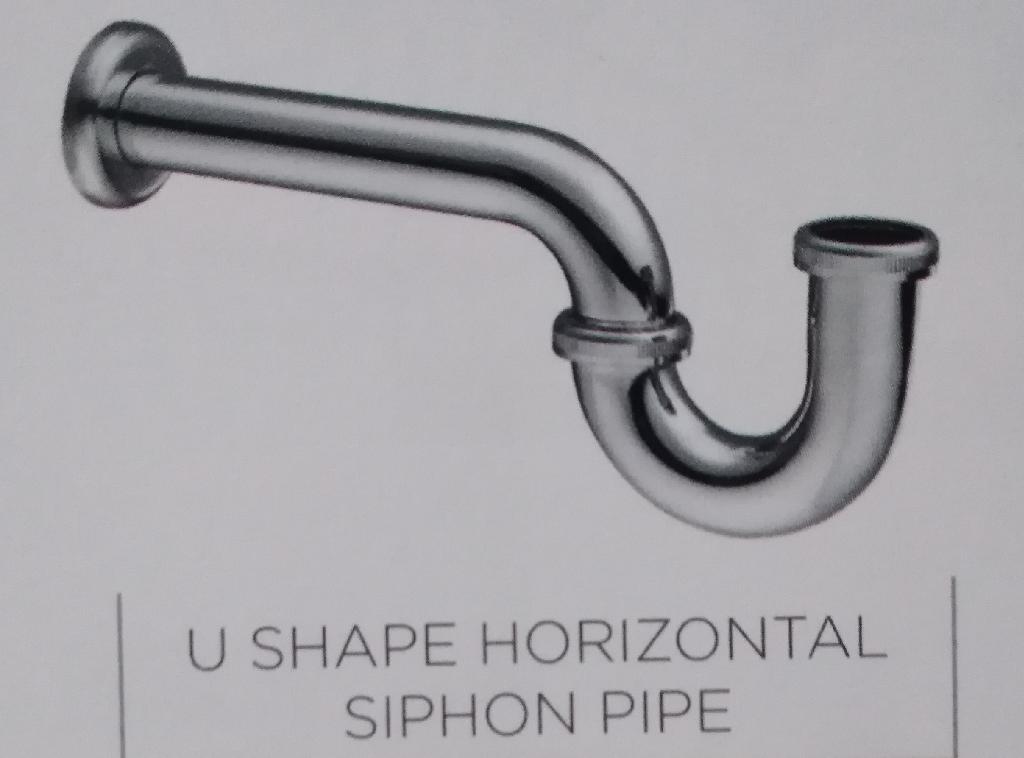 As per description and catalogue siphons are made of base metal (brass)and chrome plated.
It is used to drain sewage.