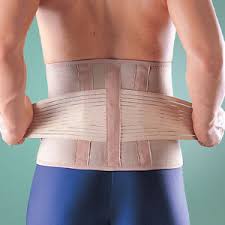 SACRO LUMBAR SUPPORT, provides support for lower back without restricting normal movement.  
Three flexible stays on the back provide extra support.
Hook and loop closure allows for a wide range of adjustable compression.
Two extra straps provide more support and stability.
10” width back shape provides extra support.
It offers support and comfort due to its elasticity.
Indicated for mild muscle strain and ligament sprain, mild low back pain and back muscle fatigue.
Sacro Lumbar Support is made of 70% neoprene, 15% nylon and 15% cotton within which are incorporated 3 flexible stays for extra support.