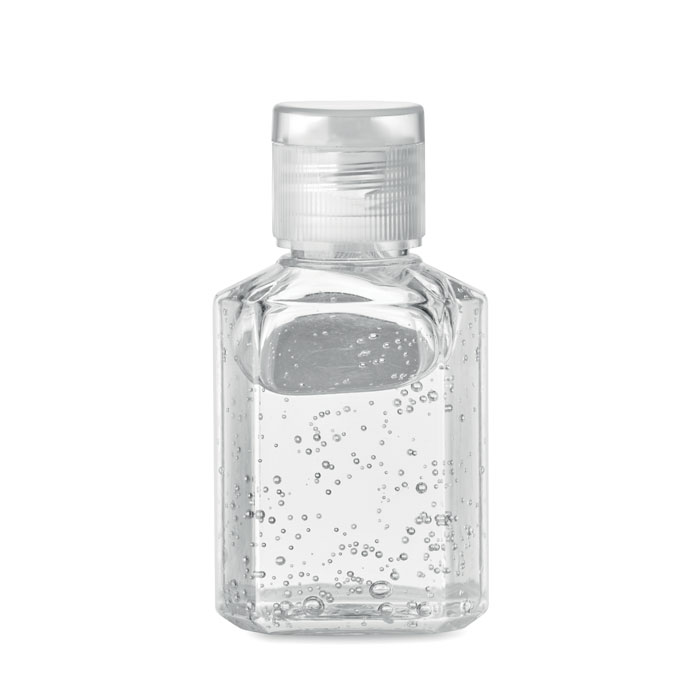 Een alcoholvrije gel met -volgens opgave- onder andere de volgende kenmerken en bestanddelen:
- bedoeld om de handen te wassen en te desinfecteren zonder water;
- in de vorm van een heldere, kleurloze, visceuse vloeistof;
- alcoholvrij;
- water, glycerine, aloë barbadensis blad extract en benzalkoniumchloride.
De gel is opgemaakt voor de verkoop in het klein in een fles van kunststof met flip-sluiting met een netto inhoud van 30 ml.