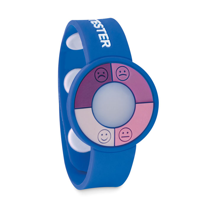 Een zogenoemd UV-sensor horloge met -volgens opgave- onder andere de volgende uiterlijke kenmerken:
- een hulpmiddel bedoeld om de sterkte van ultravioletstralen te bepalen, zodat men weet wanneer de huid moet worden ingesmeerd;
- vervaardigd van kunststof;
- in de vorm van een polshorloge, bestaande uit een armband met een ronde UV-absorber met
4 verschillende kleuraanduidingen/tekens, afhankelijk van de UV-sterkte;
- afmetingen van 23,5 X 3,5 X 1,6 cm;
- een gewicht van 11 gram.