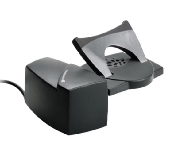 Een zogenoemde telefoonhoornlifter met - volgens opgave-  onder andere de volgende uiterlijke en technische kenmerken:
- wordt gebruikt om een gesprek aan te nemen of te beëindigen;
-geplaatst in een behuizing van voorgevormde kunststof;
- voorzien van een kabel met stekker voor het geleiden van elektriciteit;
- voorzien van een belmicrofoon die op de lifter kan worden aangesloten;
- tilt de hoorn van de telefoon en legt die neer;
- voorzien van een schakelaar om de tilhoogte in te stellen;
Het apparaat is opgemaakt voor de verkoop in het klein en wordt tezamen aangeboden met aansluitmateriaal.
