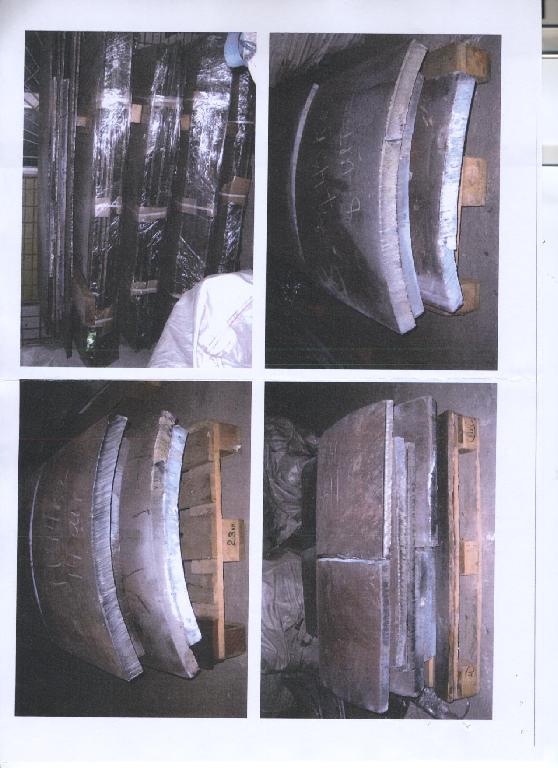 In stukken gesneden metaal -volgens opgave- bestaande uit onder meer de volgende elementen:
- titanium;
- aluminium;
- ijzer;
- stikstof;
- koolstof;
- waterstof.
Het produkt bestaat uit in stukken gesneden opslagtanks en kan worden onderkend als resten en afval zoals bedoeld bij GS-post 8108 van de gecombineerde nomenclatuur.