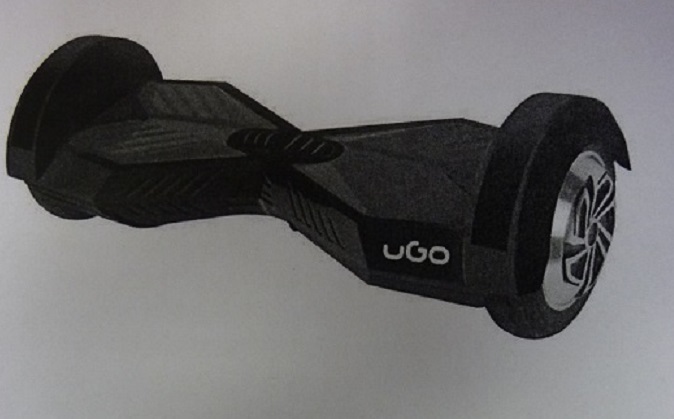 Dwukołowy pojazd o napędzie elektrycznym (hoverboard), o masie około 12,5 kg, maksymalnym obciążeniu do 120 kg oraz przybliżonych wymiarach gabarytowych 610 mm x 230 mm x 220 mm, przeznaczony do przewozu na stojąco jednej osoby. Sterowanie pojazdem następuje przez nacisk (i przechylenie) podestów do przodu bądź do tyłu. Za utrzymanie balansu odpowiadają żyroskopy połączone z odpowiednim oprogramowaniem. Zasilany baterią LG o pojemności 4400 mAh, napędzającą dwa bezszczotkowe silniki elektryczne o mocy 350 W każdy. Prędkość do 15 km/h, dystans do 20 km, czas ładowania do 2 h, koła o średnicy 8”. W komplecie torba, ładowarka, pilot oraz instrukcja obsługi.