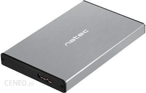Kieszeń zewnętrzna, stanowi obudowę do dysków twardych (HDD, SSD 2,5" SATA). Pozwala na połączenie z komputerem w tzw. technologii plug&play przez złącze USB 3.0 z protokołem UASP (szybkość przesyłu danych do 6 Gbps). Obudowa wykonana z aluminium zabezpiecza dysk przed uszkodzeniami i odprowadza ciepło. Posiada gniazdo "mini USB" do podłączenia kieszeni z komputerem Kontrolka LED sygnalizująca zasilanie. Maksymalna grubość dysku do 9,5 mm. Wymiary zewnętrzne: 130 mm x 78 mm x 12,3 mm. Masa: 80 g. W zestawie przewód USB o długości 60 cm. Kolor szary.