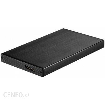 Kieszeń zewnętrzna, stanowi obudowę do dysków twardych (HDD, SSD 2,5" SATA). Pozwala na połączenie z komputerem w tzw. technologii plug&play przez złącze USB 3.0 z protokołem UASP (szybkość przesyłu danych do 6 Gbps). Obudowa wykonana z aluminium zabezpiecza dysk przed uszkodzeniami i odprowadza ciepło. Posiada gniazdo "mini USB" do podłączenia kieszeni z komputerem. Kontrolka LED sygnalizująca zasilanie. Maksymalna grubość dysku do 9,5 mm. Wymiary zewnętrzne: 130 mm x 78 mm x 12,3 mm. Masa: 80 g. W zestawie przewód USB o długości 60 cm. Kolor czarny.