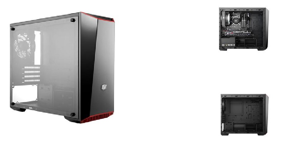 Obudowa komputera stacjonarnego, typu „Mini Tower”, o kształcie prostopadłościanu, wykonana ze stali i tworzywa sztucznego. Przedni panel obudowy typu Dark Mirror, a jej bok posiada przezroczyste akrylowe okno. Wyposażona w jeden wentylator o rozmiarze 120 mm z tyłu obudowy, włącznik, filtry zabezpieczające przed kurzem oraz złącza: 1x USB 2.0, 2x JACK, 1x USB 3.0. Obudowa nie zawiera dysków twardych, procesora, zasilacza, interfejsu użytkownika i innych elementów potrzebnych do działania jako maszyny do automatycznego przetwarzania danych. Wymiary zewnętrzne: 208 x 381 x 456 mm. Masa: 4,93 kg.