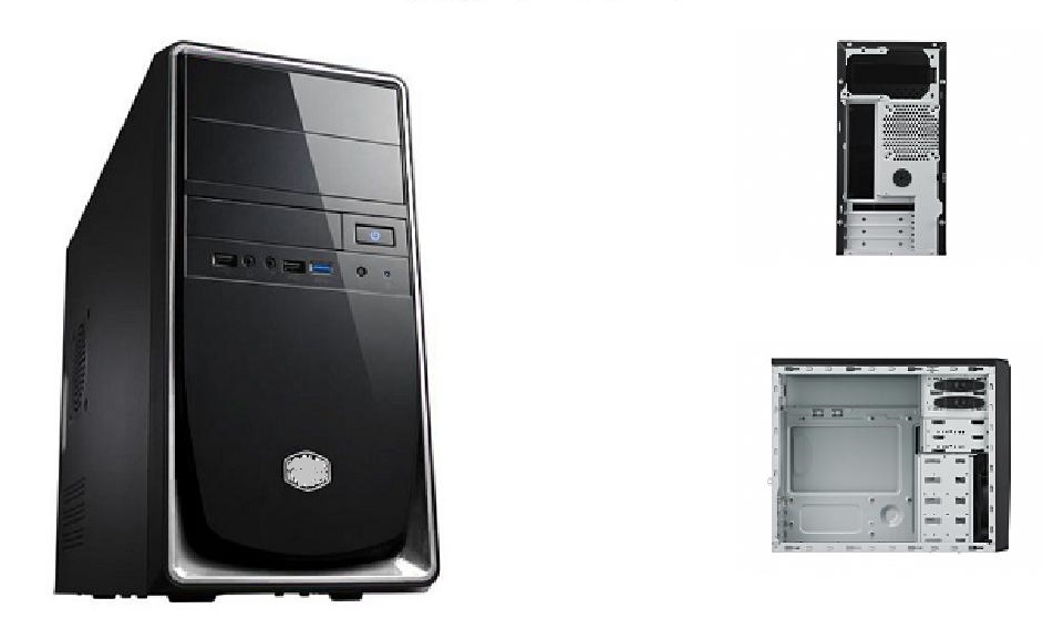 Obudowa komputera stacjonarnego, typu „Mini Tower”, o kształcie prostopadłościanu, wykonana ze stali i tworzywa sztucznego. Posiada przedni panel obudowy typu Dark Mirror, a boki bez okna. Wyposażona w jeden wentylator o rozmiarze 120 mm z przodu obudowy, włącznik, zabezpieczanie antywłamaniowe - Lock anchor oraz złącza: 2x USB 2.0, 2x JACK, 1x USB 3.0. Obudowa nie zawiera dysków twardych, procesora, zasilacza, interfejsu użytkownika i innych elementów potrzebnych do działania jako maszyny do automatycznego przetwarzania danych. Wymiary zewnętrzne: 183 x 356,8 x 436 mm. Masa: 4 kg.