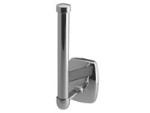 Uchwyt zapasowy na papier toaletowy, wykonany ze stopu cynku i aluminium (ZnAl), pokryty chromem. Przeznaczony jest do mocowania na ścianie. Wymiary: 50 mm x 70 mm x 160 mm, masa: 0,125 kg. Uchwyt prezentowany jest razem z kompletem wkrętów i kołków rozporowych. Opakowanie jednostkowe to blister z kartonikiem.