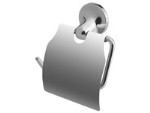 Uchwyt z klapką na papier toaletowy, wykonany ze stopu cynku i aluminium (ZnAl), pokryty chromem. Przeznaczony jest do mocowania na ścianie. Wymiary: 45 mm x 155 mm x 145 mm, masa: 0,267 kg. Uchwyt prezentowany jest razem z kompletem wkrętów i kołków rozporowych. Opakowanie jednostkowe to blister z kartonikiem.