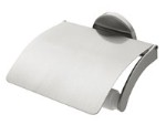 Uchwyt z klapką na papier toaletowy, wykonany ze stopu cynku i aluminium (ZnAl), pokryty chromem. Przeznaczony jest do mocowania na ścianie. Wymiary: 83 mm x 105 mm x 130 mm. Masa: 0,224 kg. Uchwyt prezentowany jest razem z kompletem wkrętów i kołków rozporowych. Opakowanie jednostkowe: blister z kartonikiem.