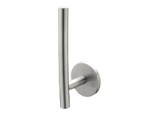 Uchwyt zapasowy na papier toaletowy, wykonany ze stopu cynku i aluminium (ZnAl), pokryty chromem. Przeznaczony jest do mocowania na ścianie. Wymiary: 60 mm x 70 mm x 165 mm. Masa: 0,136 kg. Uchwyt prezentowany jest razem z kompletem wkrętów i kołków rozporowych. Opakowanie jednostkowe: blister z kartonikiem.