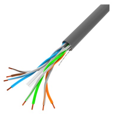 Kabel sieciowy nieekranowany (U/UTP) przeznaczony do odcinkowania na krótkie długości, wykorzystywany do transmisji danych w instalacjach telekomunikacyjnych. Izolacja zewnętrzna wykonana jest z PVC. Żyły kabla są miedziowane (CCA), jednodrutowe, izolowane HDPE. Prędkość transmisji danych: 1 Gb/s. Napięcie znamionowe: <30 V. Maksymalna częstotliwość pracy: 250 MHz. Maksymalny prąd: 0,5 A. Długość kabla: 305 m. Przeznaczony do użytku wewnętrznego.