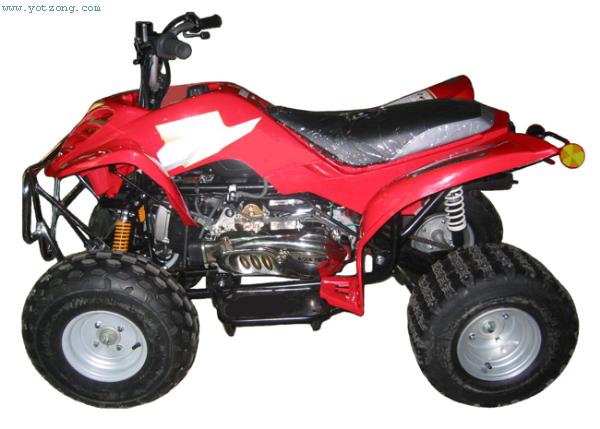 Nowy, czterokołowy pojazd terenowy z napędem na dwa koła, z rurowym szkieletem podwozia, wyposażony w siodełko i kierownicę typu motocyklowego. Pojazd napędzany jest jednocylindrowym (czterosuwowym) silnikiem o zapłonie iskrowym, chłodzonym powietrzem, o pojemności 149 ccm. Pojazd zaopatrzony jest w rozruch elektroniczny/mechaniczny, automatyczną skrzynię biegów bez biegu wstecznego, a napęd przenoszony jest na tylną oś za pośrednictwem przekładni łańcuchowej. Pojazd przeznaczony dla jednej osoby. Wymiary (długość x szerokość x wysokość): 1630 x 860 x 1040 mm. Masa własna 125 kg. Ładowność pojazdu 110 kg. Prędkość maksymalna 50 km/h. Hamulce: przednie bębnowe mechaniczne i tylne tarczowe hydrauliczne.