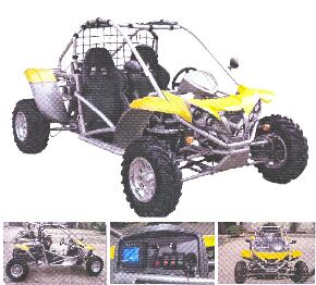 Nowy, czterokołowy pojazd lekkiej konstrukcji typu BUGGY, z rurowym szkieletem podwozia, napędzany jednocylindrowym silnikiem o zapłonie iskrowym, chłodzonym wodą, o pojemności skokowej 500 ccm i mocy 24,5 kW. Pojazd wyposażony jest w dwa miejsca siedzące. Napęd na koła przenoszony jest za pośrednictwem wału. Pojazd posiada cztery przednie reflektory. Maksymalna prędkość - 90 km/h. Maksymalna ładowność - 200 kg.