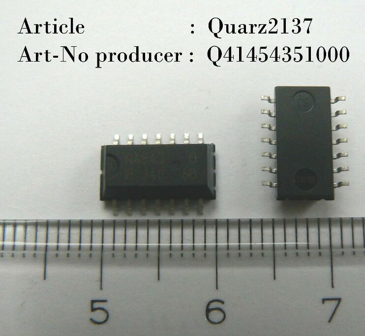 Elektroniczny układ scalony wykonany w technologii CMOS, stanowiący zegar czasu rzeczywistego (Real-Time Clock - RTC). Wbudowana pamięć SRAM 128 bit. I2C bus interfejs. Częstotliwość oscylatora 32768 kHz. Do różnych zastosowań. Napięcie zasilania 1,6 do 5,5 V. Maksymalne wymiary: 5,0 x 6,3 x 1,3 mm.