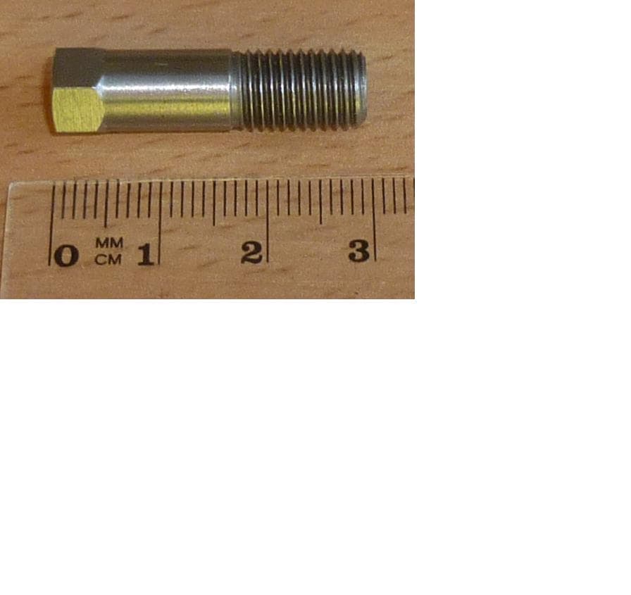 Regulator luzu pomiędzy elementami ciernymi hamulca elektromagnetycznego - element o kształcie walca, o średnicy 8 mm i wysokości 30 mm, wydrążony przelotowo. Na jednym końcu, na długości 13 mm, nagwintowany gwintem M8x1, a na drugim o kształcie sześciokąta foremnego. Wyrób jest montowany w hamulcach elektromagnetycznych. Regulacja luzu następuje poprzez pokręcanie regulatorem. Element nie jest przeznaczony do łączenia lub mocowania części urządzenia przy pomocy gwintu.