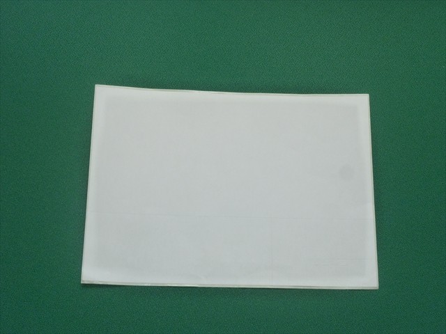 Etykieta papierowa, samoprzylepna, niezadrukowana. Przeznaczona do zadrukowania. Prezentowana po 1000 szt. w kartonie. Wymiary: ok. 15 x 21 cm.