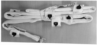 Conform descrierii solicitantului şi a fotografiei anexate, produsul reprezintă o pernă gonflabilă utilizată în industria auto la asamblarea modulelor airbag, care se montează pe caroseriile autovehiculelor şi are rolul de a asigura protecţia pasagerilor în momentul declanşării airbagului, la impact.
Produsul este confecţionat din fibre de poliamidă de înaltă rezistenţă, este cusut, pliat și prevăzut cu o lipitură în care adezivul pe bază de silicon este aplicat tridimensional, permițând formarea compartimentului airbagului și etanșarea pernei gonflabile în funcție de sarcină. Este prevăzut cu accesorii confecţionate din plastic şi metal, destinate montării produsului pe caroseria autovehiculului.Produsul este adecvat pentru tehnologia de umflare la rece.
Produsul este prezentat în diferite forme şi dimensiuni, în funcţie de tipul autovehiculului căruia îi este destinat, respectiv în funcţie de zonele din autovehicul în care urmează să fie montate airbagurile.