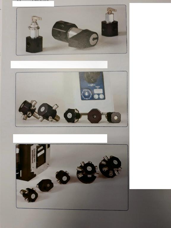 Conform descrierii solicitantului şi a fotografiei publicate în baza de date, produsul reprezintă dispozitive de direcţionare a substanţelor lichide (valve).
Se utilizează numai împreună cu alte echipamente de laborator cum ar fi pompe de dozare, distribuire şi diluare a lichidelor în vederea selecţiei şi redirecţionării lichidului în sau spre porturile de intrare sau ieşire.
Sunt formate dintr-o carcasă metalică,şuruburi, componenta de ghidare rotativă (din material plastic sau ceramic) etc.