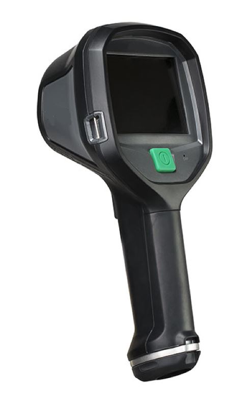 Kamera, enligt uppgift en så kallad termisk kamera för infraröd strålning som fångar bilder av infraröd strålning med hjälp av en mikrobolometer och som återger dessa bilder i olika färger där varje färg representerar en viss temperatur. Kameran kan också mäta temperaturen på en viss punkt och återge de uppmätta värdena i siffror. Kameran är utrustad med en LCD-skärm med en upplösning av 320 x 240 pixlar. Den är avsedd att användas av brandkår vid släckningsarbete och har måtten cirka 120 x 125 x 280 mm (L x B x H).