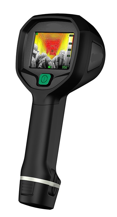 Kamera, enligt uppgift en så kallad termisk kamera för infraröd strålning som fångar bilder av infraröd strålning med hjälp av en mikrobolometer och som återger dessa bilder i olika färger där varje färg representerar en viss temperatur. Kameran kan också mäta temperaturen på en viss punkt och återge de uppmätta värdena i siffror. Kameran är utrustad med en LCD-skärm med en upplösning av 320 x 240 pixlar. Den är avsedd att användas av brandkår vid släckningsarbete och har måtten cirka 250 x 105 x 90 mm (L x B x H).