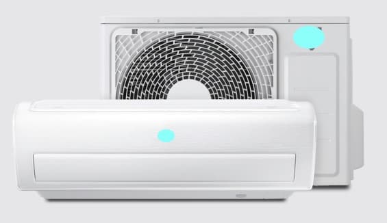Luft till luft system med värmepump för uppvärmning/kylning av inneluft (split-system).
Varan fungerar som en rumsuppvärmare och om den reverseras så kyler den rummet. Rummet kan även avfuktas.
Utomhusdel med rotationskompressor, evaporator och motordriven fläkt. Inomhusdel med kondensor, motordriven fläkt, luftrenare samt kontrollpanel. De båda delarna är förbundna med rör och kablar.
Mått (bredd x djup x höjd) och vikt:  Inomhusdel: 896 x 261 x 261 mm, 12 kg   
Utomhusdel: 790 x 285 x 548 mm, 35 kg