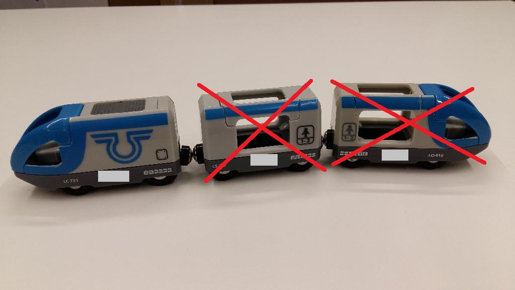 Leksak i form av ett kopplingsbart batteridrivet järnvägslok.
Järnvägsloket är avsett för lek med järnvägssystem.
Varan är enligt uppgift tillverkad av plast och försedd med delar av oädel metall samt magnetkoppling.
Varan importeras tillsammans med andra leksaker i form av ett icke elektriskt lok (SE BTI TV-2021-10150) och en järnvägsvagn (SE BTI TV-2021-10151).