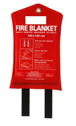 Brandfilt tillverkad av silikonbelagd glasfibervävnad. Filten har rundade hörn, kanter med overlocksöm och två fastsydda vävda textilband (för att kunna dra ut filten ur sin förvaringspåse).
Filten har måtten 120 x 120 cm och är avsedd att kväva och släcka mindre bränder.
Brandfilten är enligt laboratorieundersökning tillverkad av väv av glasfiber och belagd med ett för blotta ögat synligt lager av silikon (polydimetylsiloxan).
Brandfilten är förpackad i en förvaringspåse av textilmaterial. Påsen har måtten 18,5 x 30,5 cm, är försedd med en metallring för upphängning och har tryckta instruktioner för användning.

Laboratorieundersökning utförd.