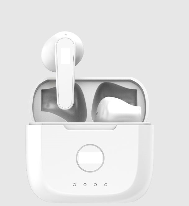 Trådlösa in-ear hörlurar, enligt uppgift utrustade med inbyggd mikrofon. Hörlurarna ansluts via Bluetooth till mobiltelefon eller surfplatta och användaren kan därigenom trådlöst hantera låtlistor, reglera volym samt svara på/avsluta samtal genom kontrollknappar på hörlurarna. Röststyrning är också möjlig genom Siri och Google Assistant.
Hörlurarna föreligger tillsammans med ett par isolerande ear gels, USB-C kabel, laddningsask och bruksmanual i en detaljhandelsförpackning.
Hörlurarna saknar självständig uppringningsmöjlighet.