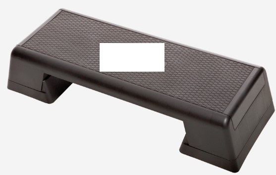 Redskap för kroppsövningar i form av en step up bräda.
Step up brädan ska enligt uppgift användas vid konditions- och styrketräning.
Brädan är tillverkad av plast (polypropen) och är på ovansidan försedd med gummi (TPE).
Brädan har måtten 90 x 36 x 15 cm (L x B x H) och väger 8 kg.