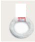 Tuggprodukt enligt uppgift för hund i form av tuggringar. Produkten är tillverkad av torkad råhud från nötkreatur med en diameter av 7,5 cm och vikt av 40 g.