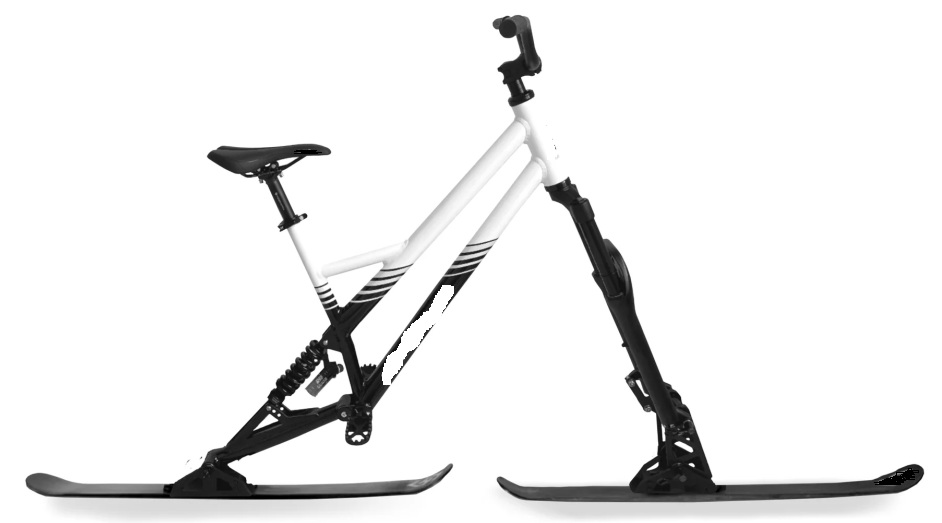 Alpin sportutrustning i form av en s.k. skibike.
Skibiken är enligt uppgift avsedd för gravitationsdriven utförsåkning på snö för fritids- och sportbruk och den är utformad för sittande eller stående åkare.
Skibiken består enligt uppgift av en ram av pulverlackerad aluminium, två skidor bestående av plast (ptex-bas (polyeten)) med en invändig träkärna och metallkanter, stötdämpare, fjädring, fotstöd och sadel. Skibiken saknar broms och stoppas på samma sätt som alpina skidor och snowboards.
Varan har en totallängd som varierar mellan 210 cm och 213 cm från framspetsen på framskidan till bakspetsen på bakskidan och levereras delvis monterad tillsammans med mekaniska standardkomponenter såsom fästelement och fjädringselement.