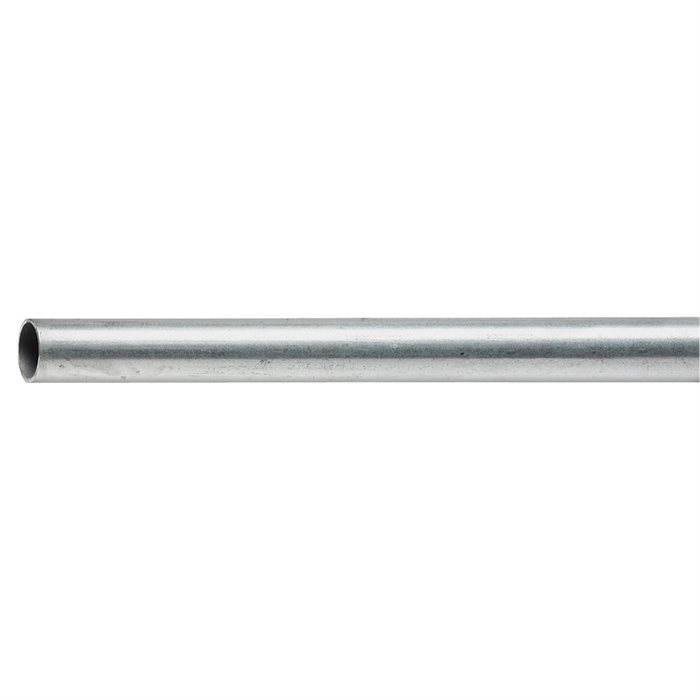 Stålrör
Svetsade galvaniserade rör med runt tvärsnitt av olegerat stål. Enligt uppgift är stålrören överdragna med zink. Diametern på stålrören är 42 mm, godstjocklek 2,5 mm och längden 2 m. Stålrören är avsedda att användas för montering av ställningar, räcken, växthus m.m.