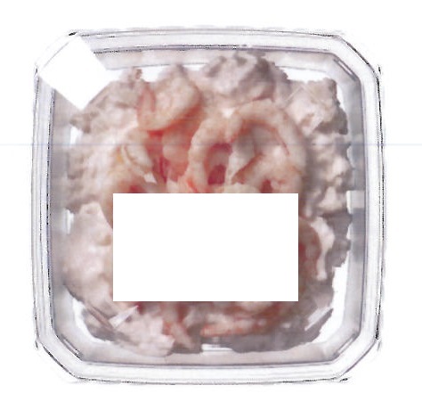 Räkröra
Livsmedelsberedning enligt uppgift innehållande majonnäs, räkor, crème fraiche, pepparrot, ishavsrom, socker, citronjuice, svartpeppar, bio fresh, dill, gräslök och kaliumsorbat. Räkröran föreligger i detaljhandelsförpackning om 175 g.