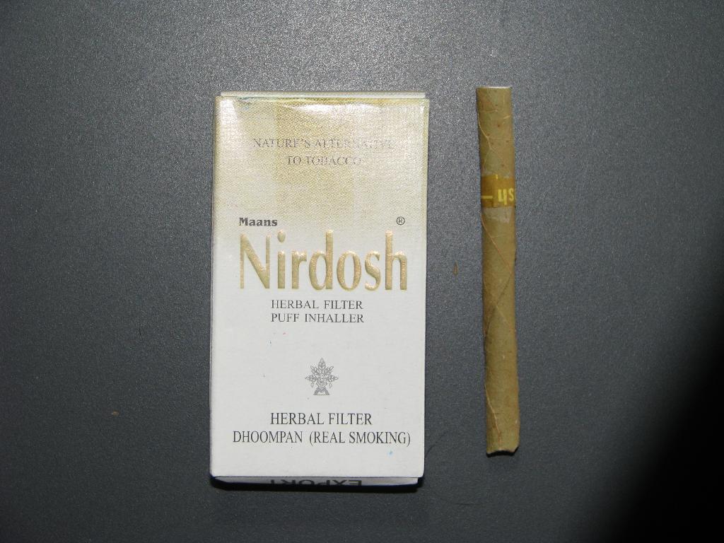 Cigarilosi, izdelani iz mešanice posušenih delov naslednjih rastlin:
navadna bazilika (Ocimum basilicum), dišeči klinčevec (Syzygium aromaticum), sladki koren (Glycyrrhiza glabra), kurkuma (Curcuma longa), pravi ingver (Zingiber), ebenovec (Diospyros melanoxylon), pravi cimetovec (Cinnamonum verum), navadna regačica (Aegopodium podagraria)in mira (Commiphora myrrha). Cigarilosi so dolgi cca 7,5 cm, premera cca 0,7 cm, ter so opremljeni s filtrom.

Ne vsebujejo tobaka.
Pakirani so v kartonsko škatlico po 10 kosov.