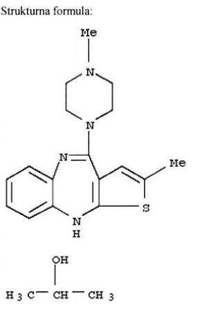 Izolirana kemično opredeljena organska heterociklična spojina s heteroatomi dušika in žvepla, 2-metil-4-(4-metil-1-piperazinil)-10H-tieno[2,3-b)[1,5] benzodiazepin hidrat hemi-2-propanol solvat, CAS = 864743-41-9, v obliki zeleno rumenega do rjavo rumenega prahu.  

Uporablja se za kemijsko sintezo aktivne farmacevtske učinkovine olanzapin. CAS = 132539-06-1.