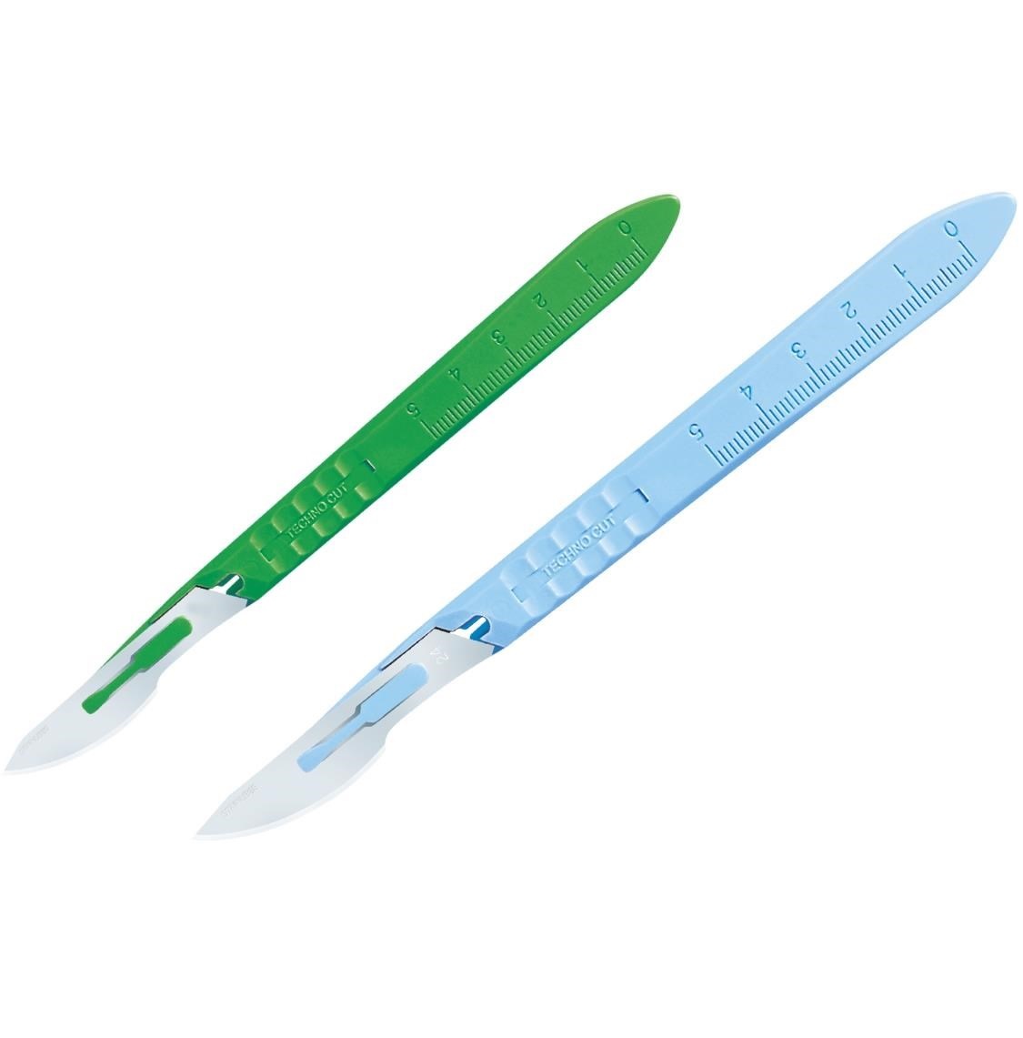 Tovarom je skalpel, skladajúci sa z plastovej rúčky z tvrdeného PVC (ergonomicky navrhnutou rukoväťou pre lepší pocit a väčšiu presnosť) a čepele vyrobenej v rôznych veľkostiach a tvaroch z nehrdzavejúcej ocele. Čepeľ skalpela je chránená plastovým krytom z transparentného PVC. Tovar je jednorazový, je sterilný a je jednotlivo balený v plastovo-papierovom obale. Tovar je určený na jednorazové použitie. Tovar sa používa pri lekárskych a chirurgických operačných zákrokoch. Tovar je balený po 10 ks v papierovej krabičke a je určený na maloobchodný predaj.