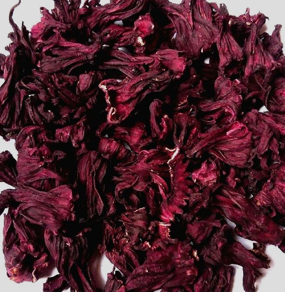 Sušené kvety ibišteka (Hibiscus sabdariffa) vo forme sýtočervených až fialových okvetných lístkov mierne zvrásnenej textúry, kvetinovej a kyslej vône. Tovar sa dodáva balený vo vreciach, hmotnosť obsahu 1 kg, alebo v spotrebiteľskom balení s hmotnosťou obsahu 100 až 500 g.
Sušené kvety sú určené na ľudskú spotrebu, na prípravu studených alebo teplých nápojov, nálevov.