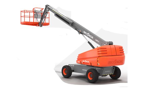 A Boom Lift (MEWP) with an axle based 4x4
EASYDRIVE directional sensing drive and steer system
oscillating axle, 360° continuous rotation,
2 section boom
1.5m articulating jib 
foam filled tyres 
swing out Deutz Stage V diesel engine without DPF
0.91m x 1.8m steel platform with modular rails 
load sense system
and SGE secondary guarding
It is used to lift Materials up in the air safely
GVW 7160kg
Dual platform capacity of 454kg/272kg